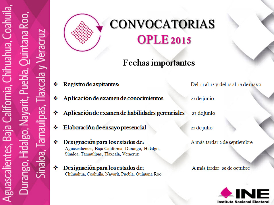 Convocatoria