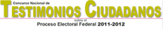 Banner Testimonios Ciudadanos 2012